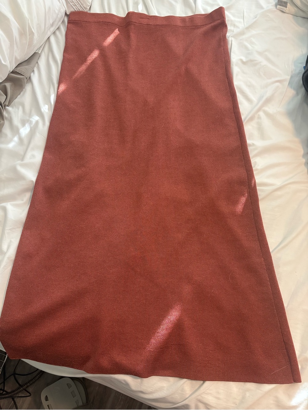 Effortless Maxi Skirt in Burnt Orange